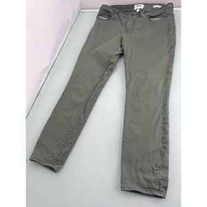 Frame Denim Womens Pants Le High Platoon Skinny Jeans Green Stretch Size 31 X 27